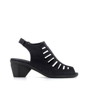 Arche sandals enexor nuit - heeled sandals- Black Suede- 11M (size 42)